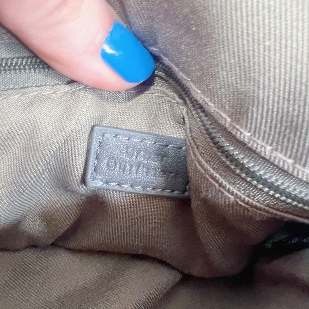 Urban Outfitters UO Grey Suede Crossbody Bag Foldover Purse - Picture 6 of 10